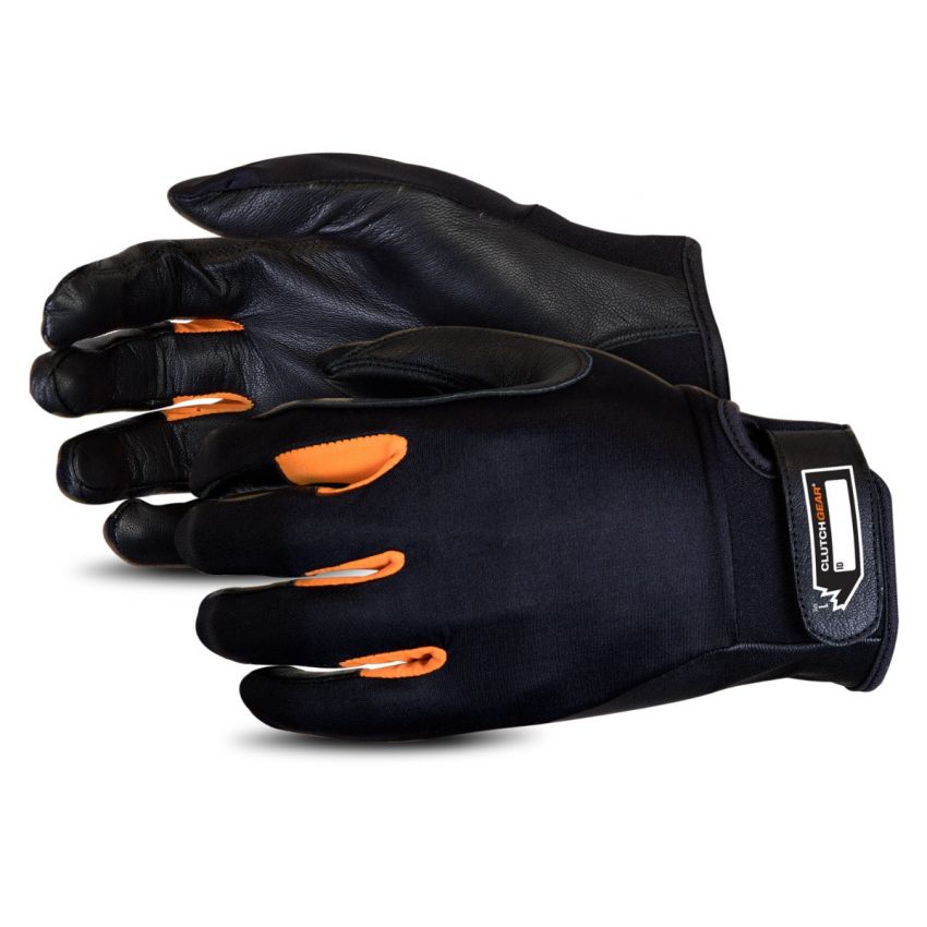 #MXBG Superior Glove® Clutch Gear® Slim Goat Grain Leather Driver Gloves 
